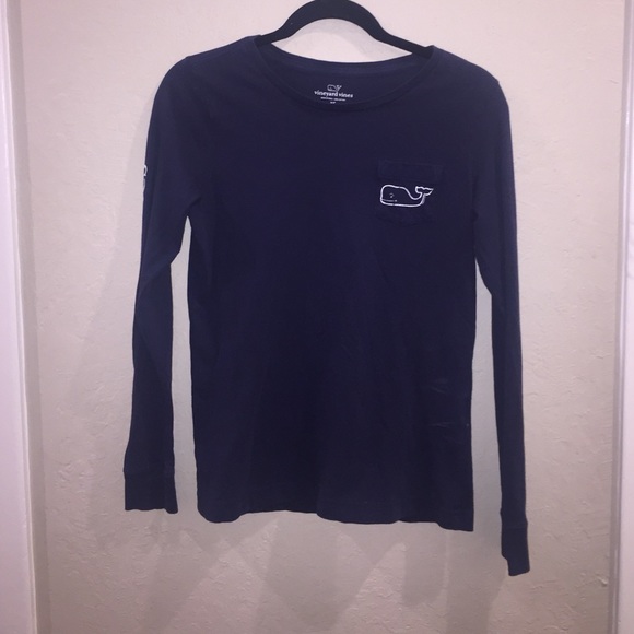 Navy Blue Vineyard Vines Shirt