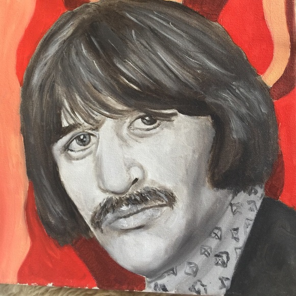 Beatles Ringo Star painting