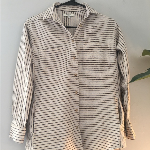 Madewell boyfriend flannel shirt
