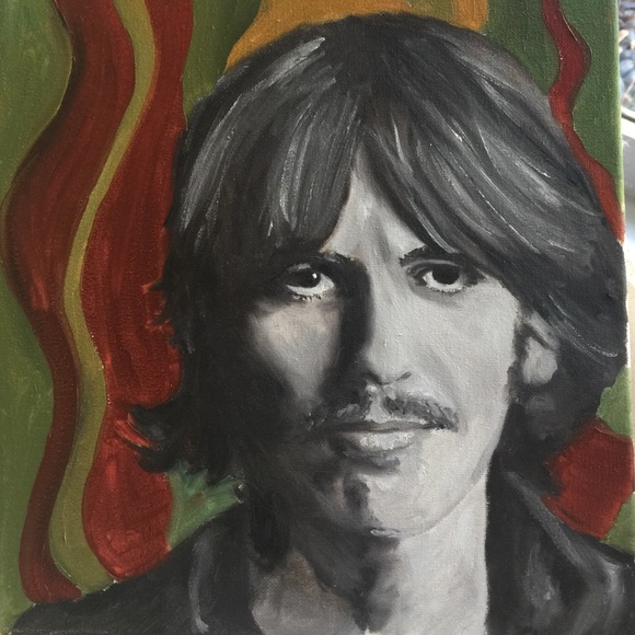Beatles George Harrison painting