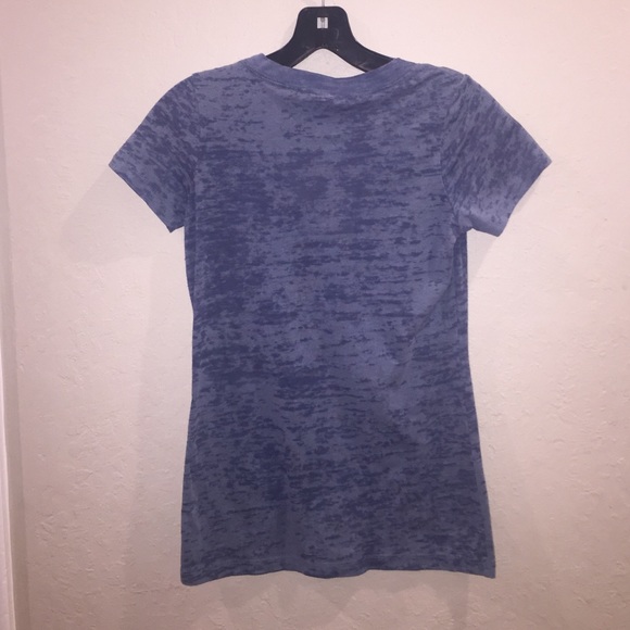 Blue Sheer Hawaiian Top - Picture 2 of 2