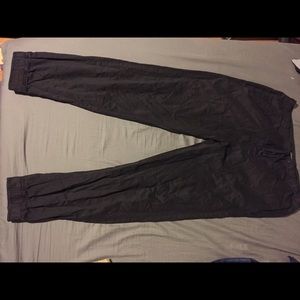 Men's black joggers