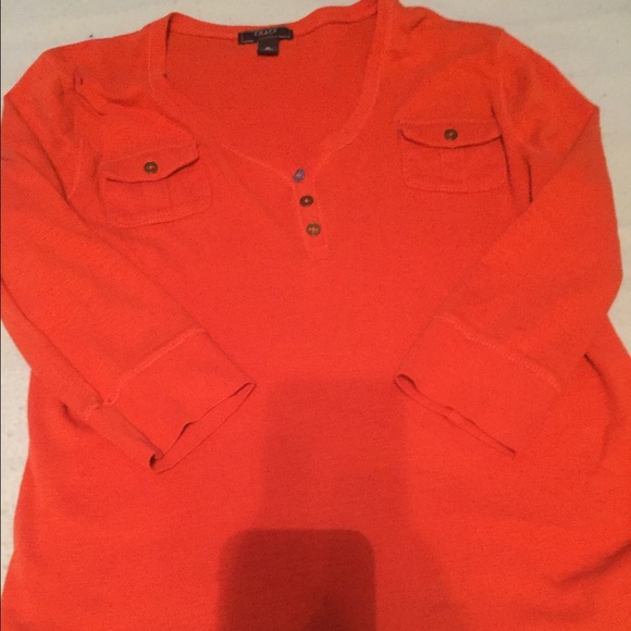 3/4 sleeve Henley