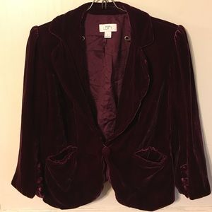 Red Velvet Loft Overcoat