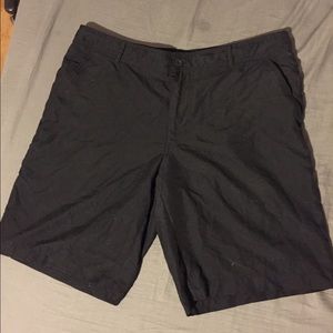 Black swim trunks
