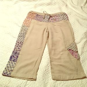 Cute and Comfy Women's Patchwork Capris