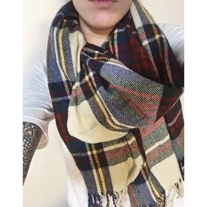 Plaid Pinterest Outfit Scarf