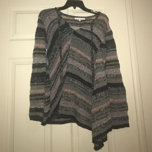 ANTHROPOLOGIE: knit draw-string sweatshirt