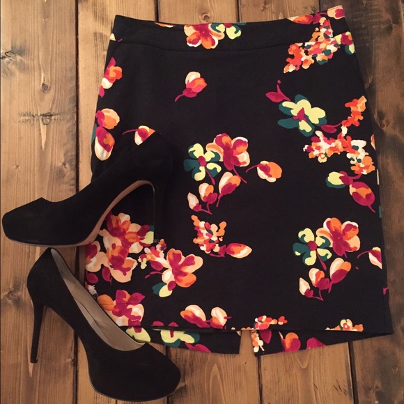 Merona Floral Pencil Skirt