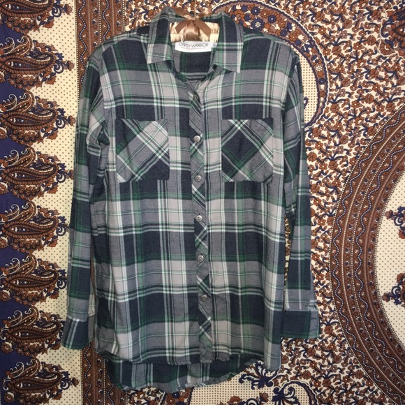 Gypsy Warrior flannel! Saying on back of shirt!