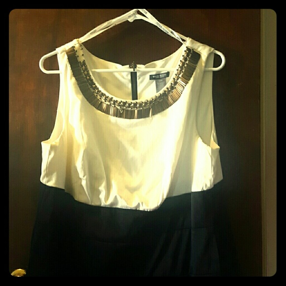 Plus size 2 tone dress
