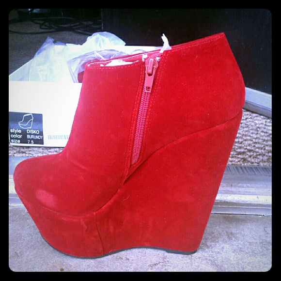 Red booties