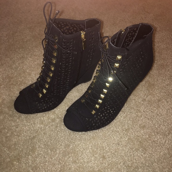 Charlotte Russe. Peep Toe Wedge