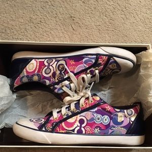 Authentic COACH Poppy Colorful Sneakers