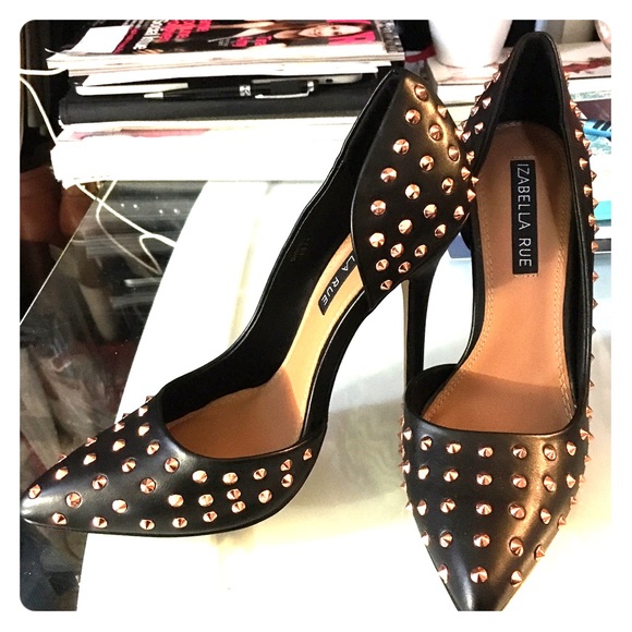Black Studded Shoes