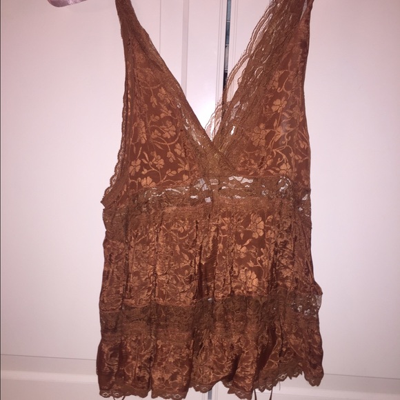Free people flowy lace tank