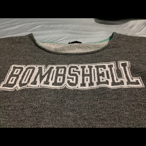 Mine Tops - Gray "Bombshell" Crop Top by Mine