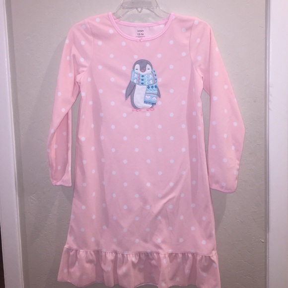 Soft Pink Penguin Nightgown
