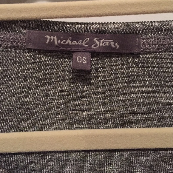 Michael Stars silver shine top - Picture 3 of 4