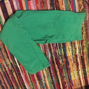 Women's fossil corduroy green pants
