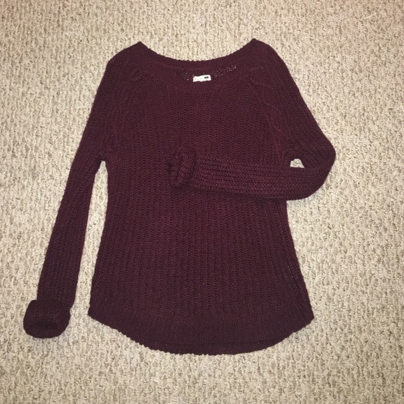 L.A. Hearts Maroon Sweater