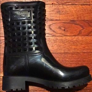 Valentino Rockstud Rainboot Size 7
