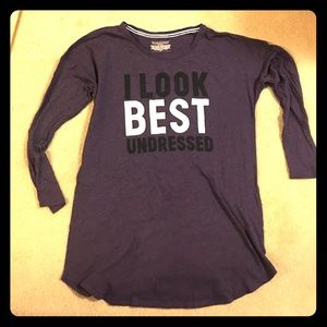 Victoria's Secret medium long sleeve sleep tee