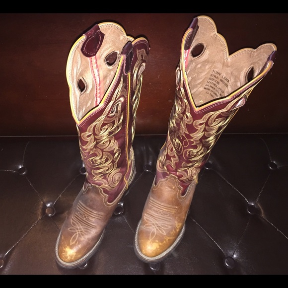 Tony Lama cowgirl boots "Firm Price"