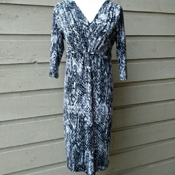 NWOT George 3/4 Sleeve Jersey Dress