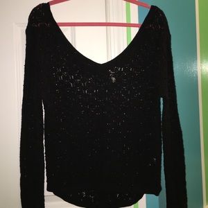 Nordstrom (Frenchi) Black Sweater