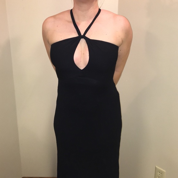 Ralph Lauren Black Floor Length Dress
