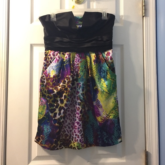 Animal print dress