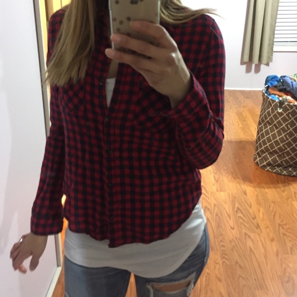 Red and black plaid shirt from Windsor