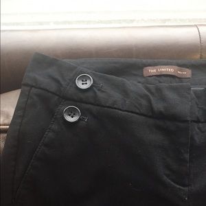 The Limited Drew Fit Black Bootcut Dress Pants