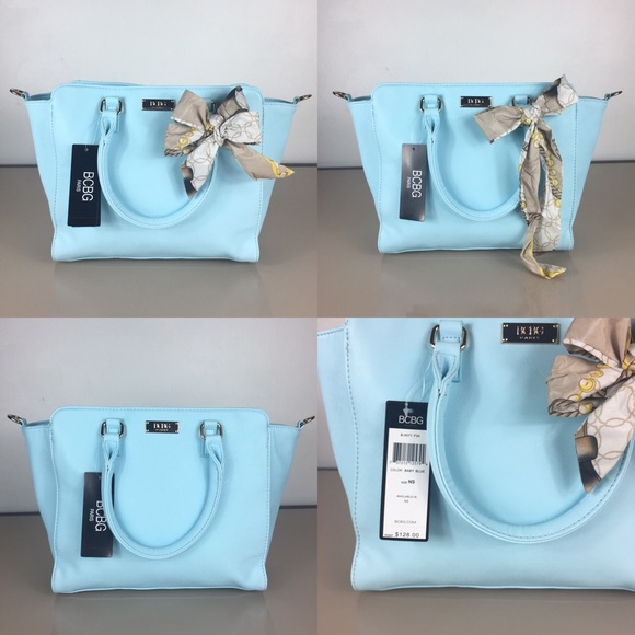 ❤️Last one ♥️BCBG Paris Scarf Story satchel bag - Picture 2 of 8