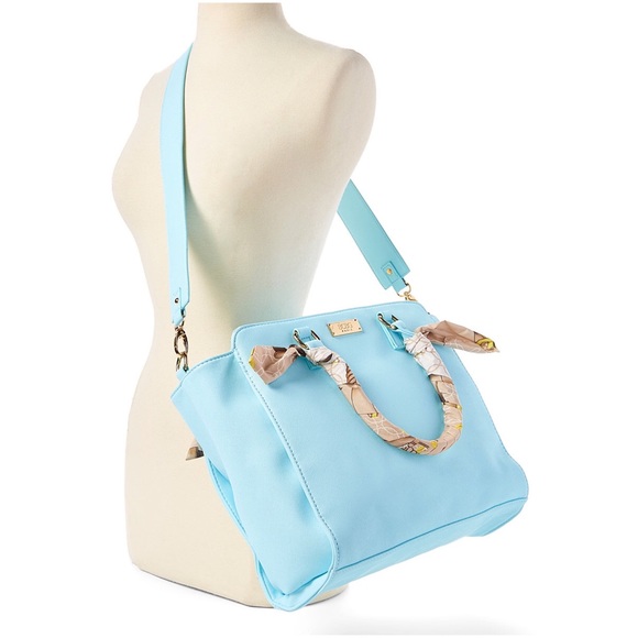 ❤️Last one ♥️BCBG Paris Scarf Story satchel bag - Picture 5 of 8