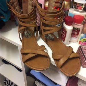 Brown sandals