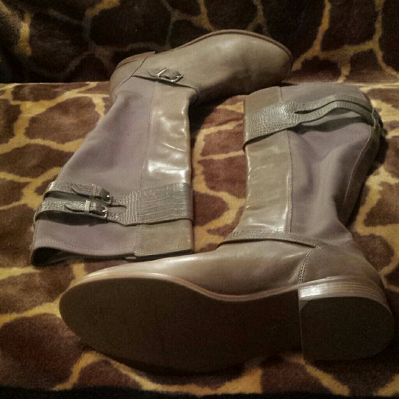 Cole Haan leather knee high boots