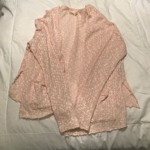 Pink with White dots cardigan