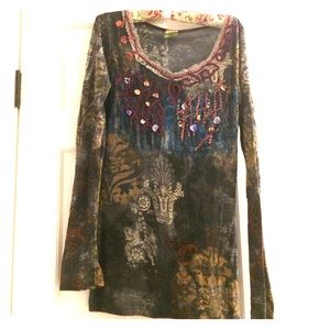 Embellished top
