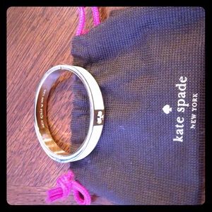 Kate Spade White & Gold Bracelet