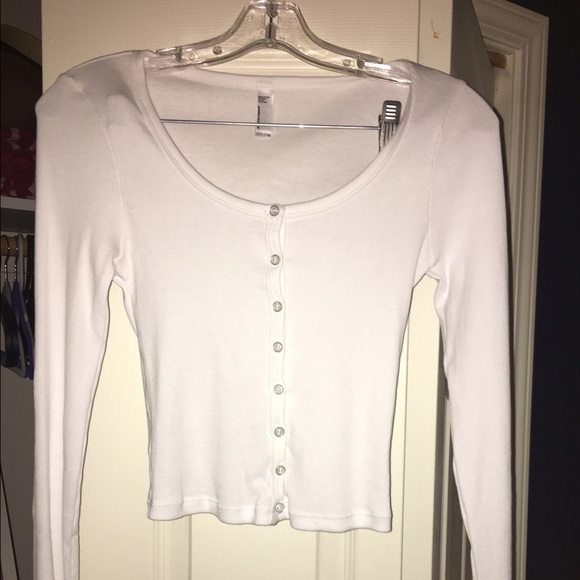 white crop top