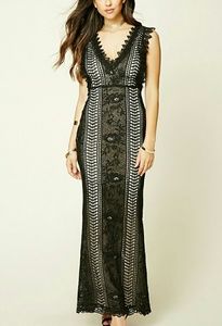 Crochet maxi dress