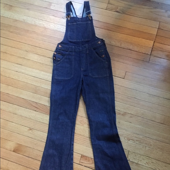 Madewell flea market flare overalls