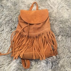 Coachella fringe backpack
