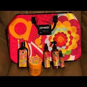 Amika hair products and duffle bag