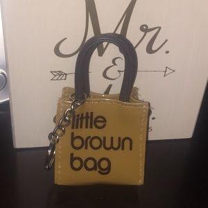 Bloomingdales Little brown bag keychain