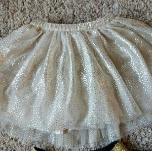 Champagne glitzy skirt
