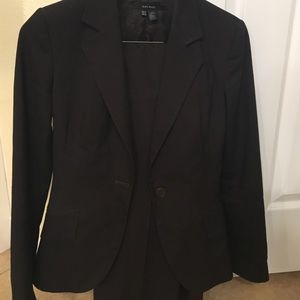 Zara Dark Chocolate colored suit Size 4