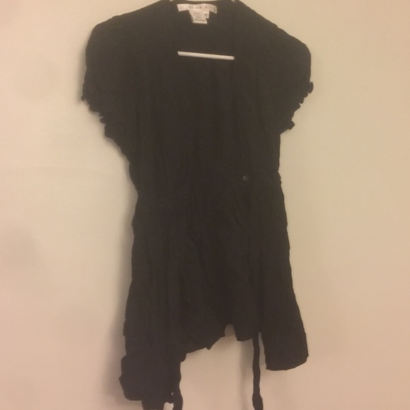Black cinch waist